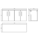 nuie-arno-satin-green-1200-wall-hung-4-door-vanity-unit--worktop-