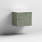 nuie-deco-satin-reed-green-600mm-wall-hung-2-drawer-vanity-unit--laminate-top-