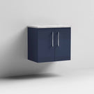 nuie-arno-electric-blue-600mm-wall-hung-2-door-vanity-unit--laminate-top-