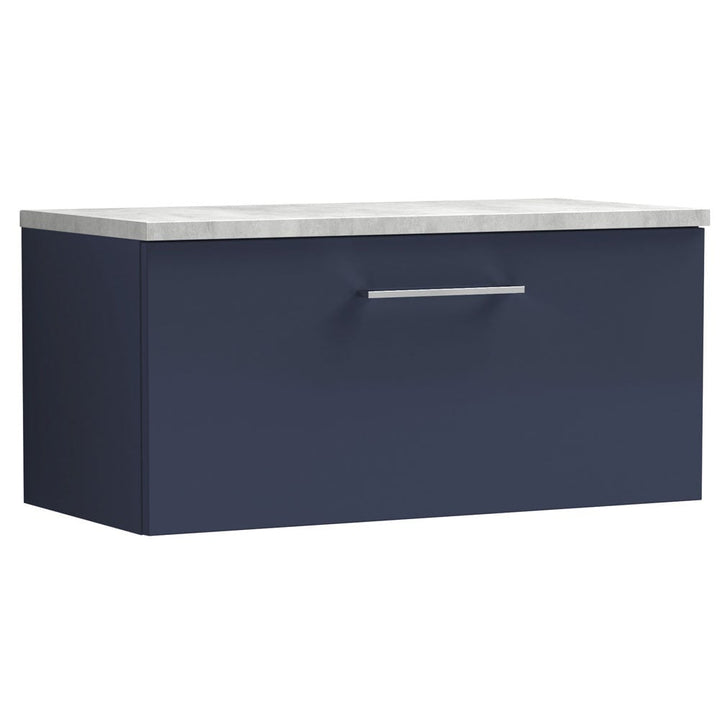 nuie-arno-electric-blue-800-wall-hung-single-drawer-vanity-unit--laminate-top-