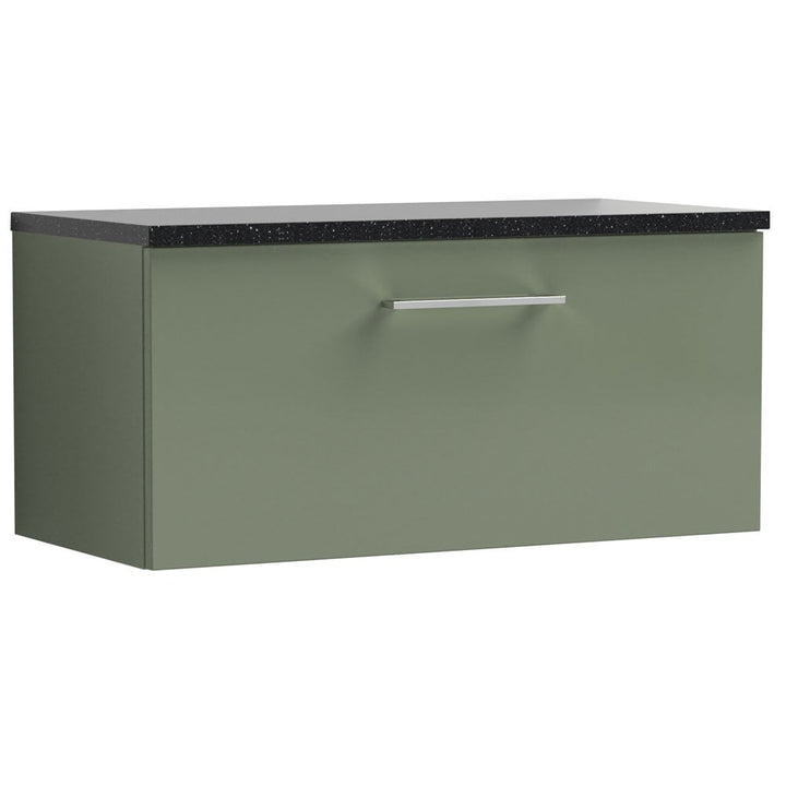 nuie-arno-satin-green-800mm-wall-hung-1-drawer-vanity--laminate-top-