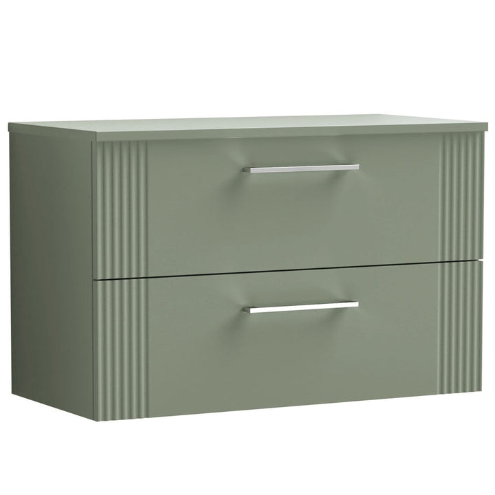 nuie-deco-satin-reed-green-800mm-wall-hung-2-drawer-vanity-unit--worktop-