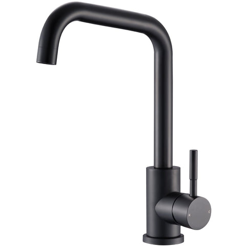 Reginox Nera Matt Black Single Lever Kitchen Tap