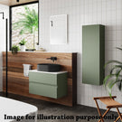 hudson-reed-urban-satin-green-600mm-wall-hung-2-drawer-unit--laminate-top-urb804lsw-