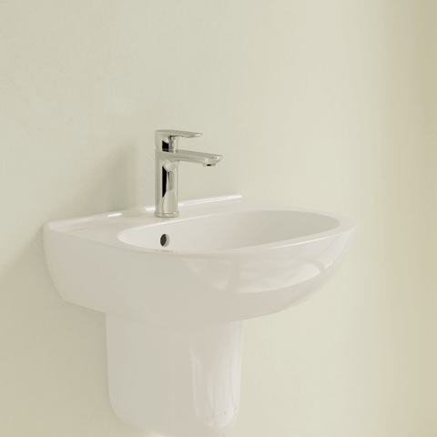 Villeroy & Boch O.novo 500x400 1th White Basin & Semi Pedestal