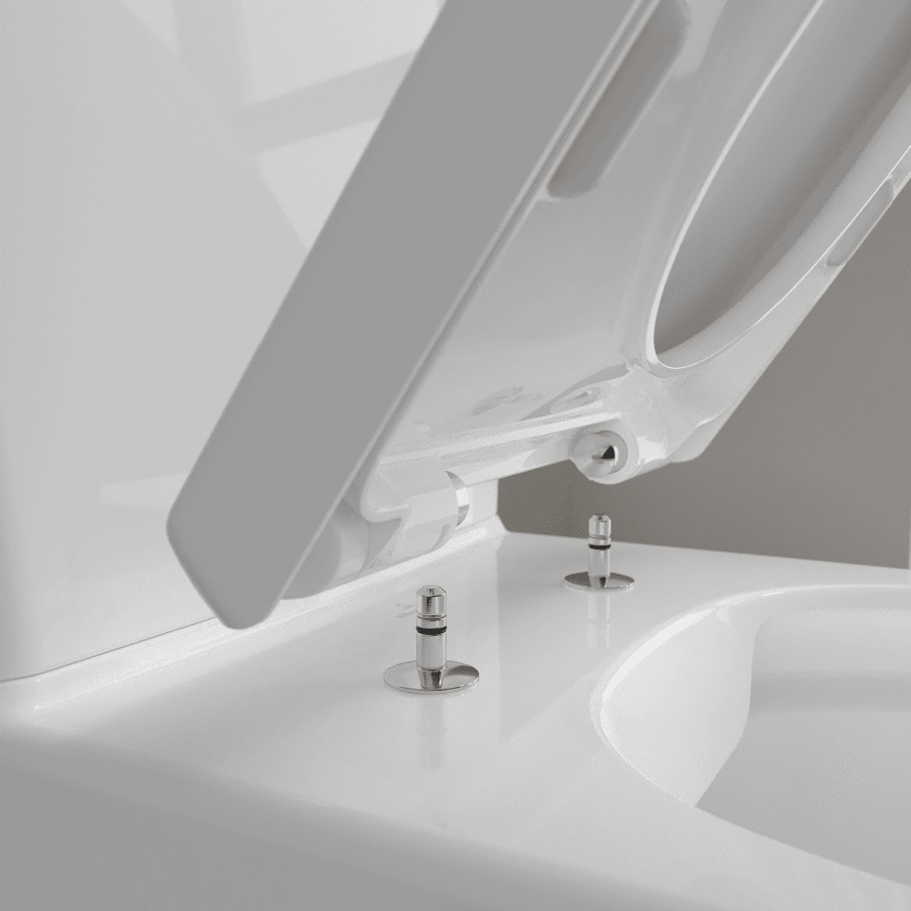 Villeroy & Boch Avento White Rimless Close Coupled Toilet, Cistern & Soft Close Seat