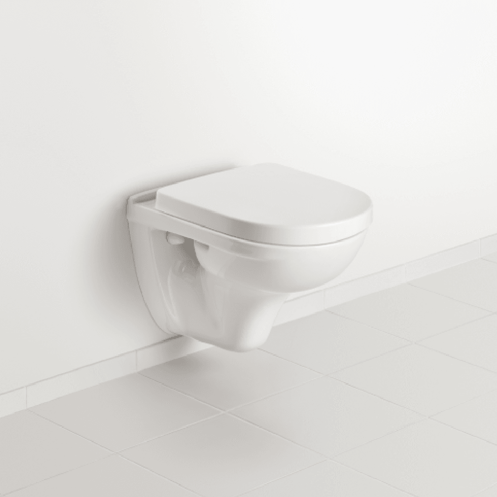 Villeroy & Boch O.novo White Wall Hung Toilet & Soft Close Seat