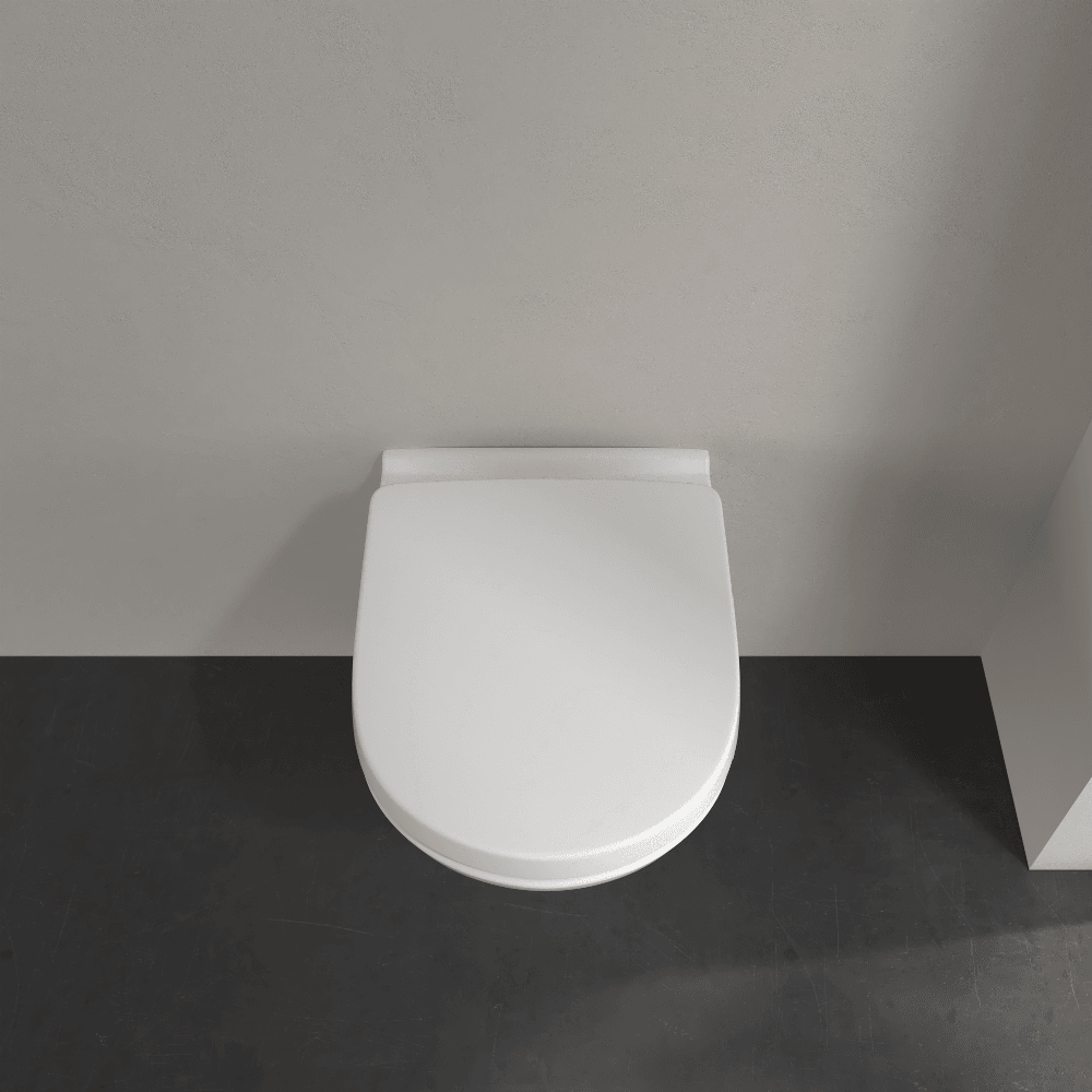 Villeroy & Boch O.novo White Wall Hung Toilet & Soft Close Seat
