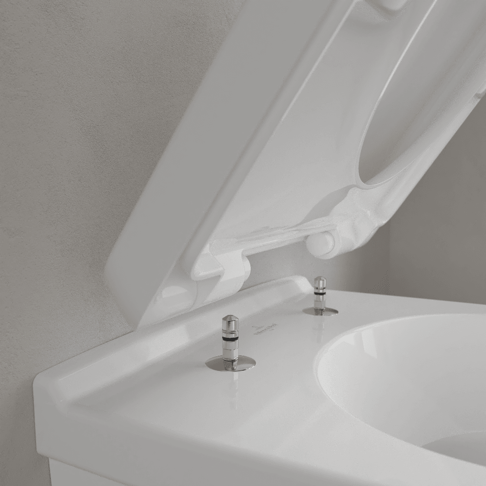 Villeroy & Boch O.novo White Wall Hung Toilet & Soft Close Seat