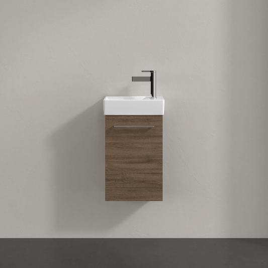villeroy--boch-avento-arizona-oak-350mm-wall-hung-vanity-unit--basin-tap-on-right-a87601vh43003l01-