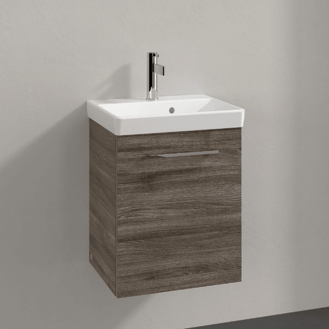 Villeroy & Boch Avento Stone Oak 450mm Wall Hung Vanity Unit & Basin A88700RK+73584501