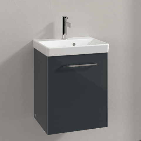 Villeroy & Boch Avento Crystal Grey 450mm Wall Hung Vanity Unit & Basin A88701B1+73584501