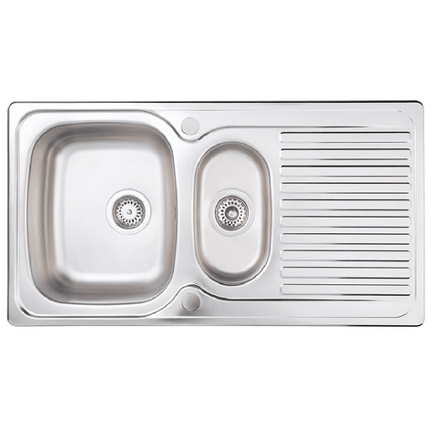 Reginox Mondello 1.5 Bowl Stainless Steel Sink & Waste