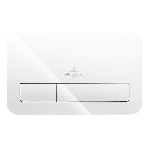 Villeroy & Boch ViConnect Glass Glossy Dual Flush Plate 922400R Series