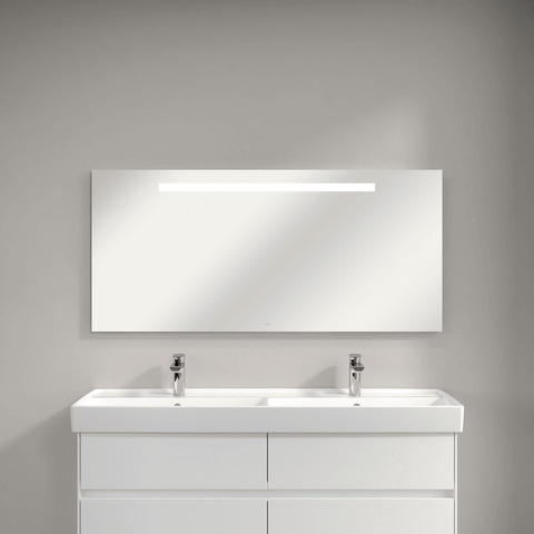Villeroy & Boch More To See One Mirror, with lighting, 1300 x 600 x 30 mm