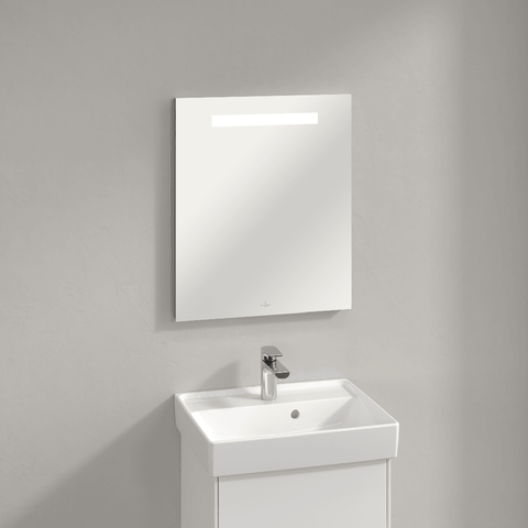 Villeroy & Boch More To See One Mirror, with lighting, 500 x 600 x 30 mm