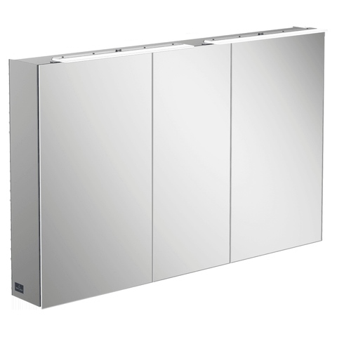 Villeroy & Boch My View One Surface-mounted mirror cabinet, with lighting, 1207 x 746 x 159 mm