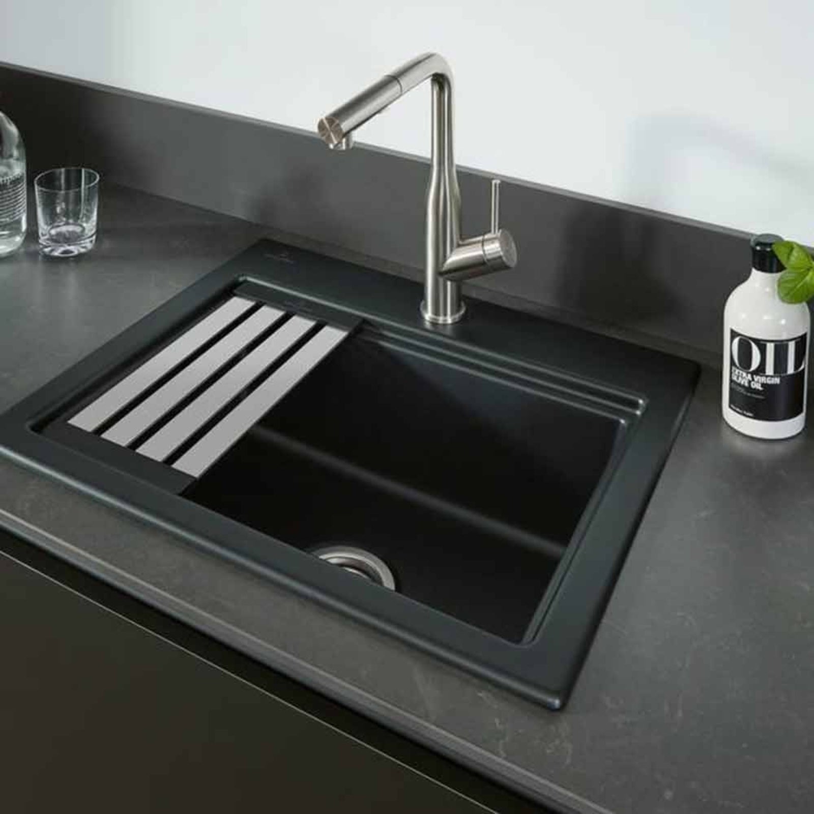 Villeroy & Boch Subway Style 60 S 1.0 Bowl Ceramic Kitchen Sink - NO WASTE