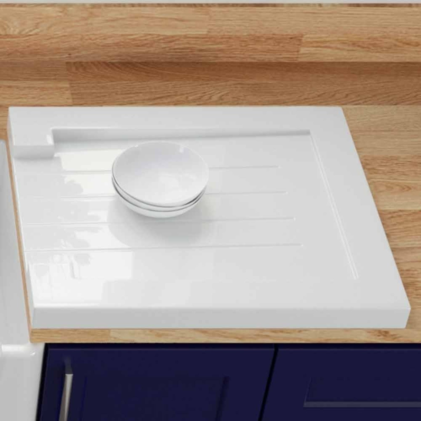 LSC Butler 595 1.0 Bowl Fireclay Ceramic Kitchen Sink with Waste Options