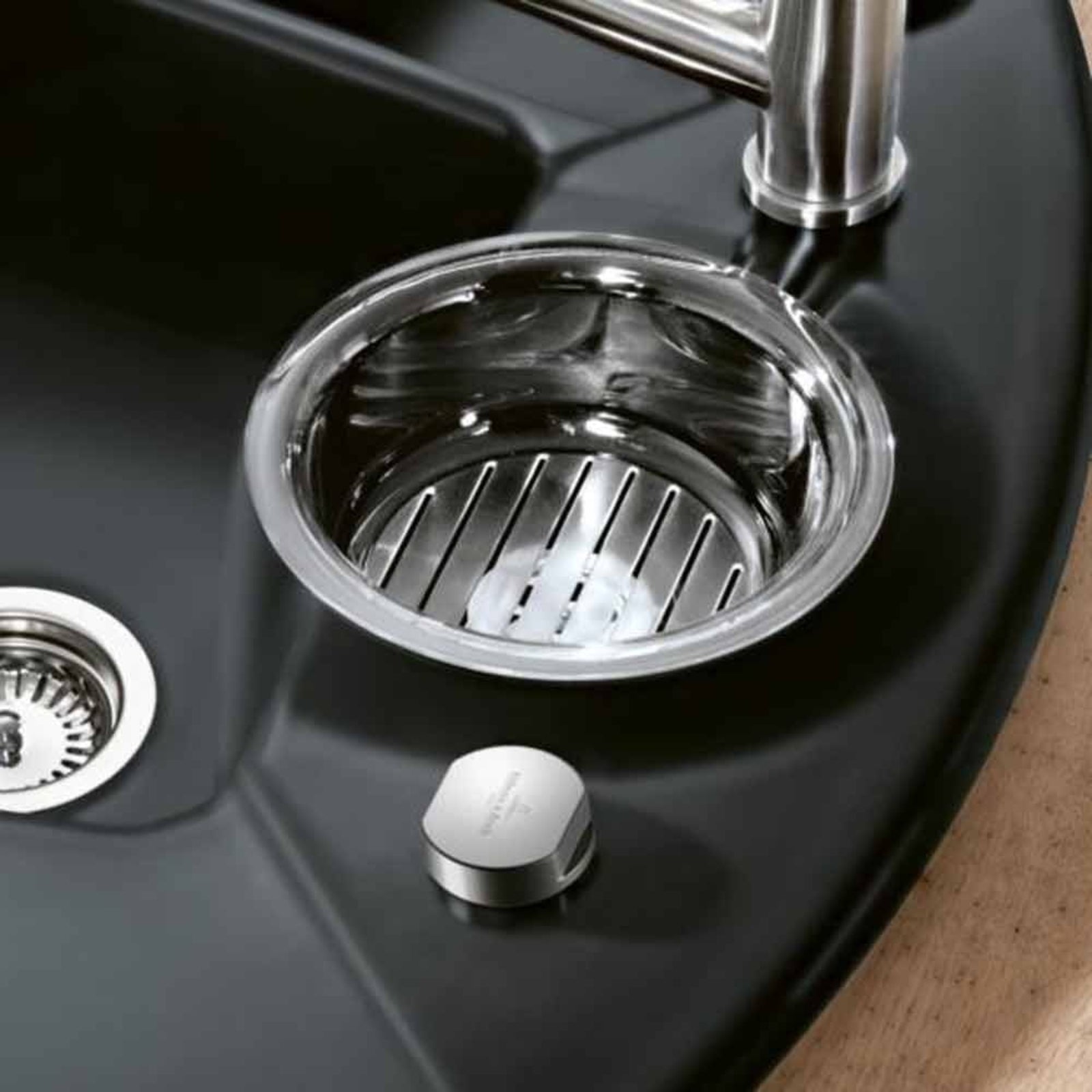 Villeroy & Boch Solo 60 Clear Acrylic Kitchen Sink Strainer Bowl 988850K2