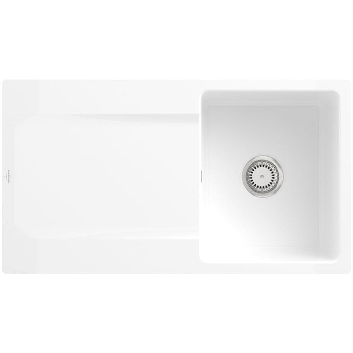 villeroy--boch-siluet-50-flat-10-bowl-ceramic-kitchen-sink---no-waste-