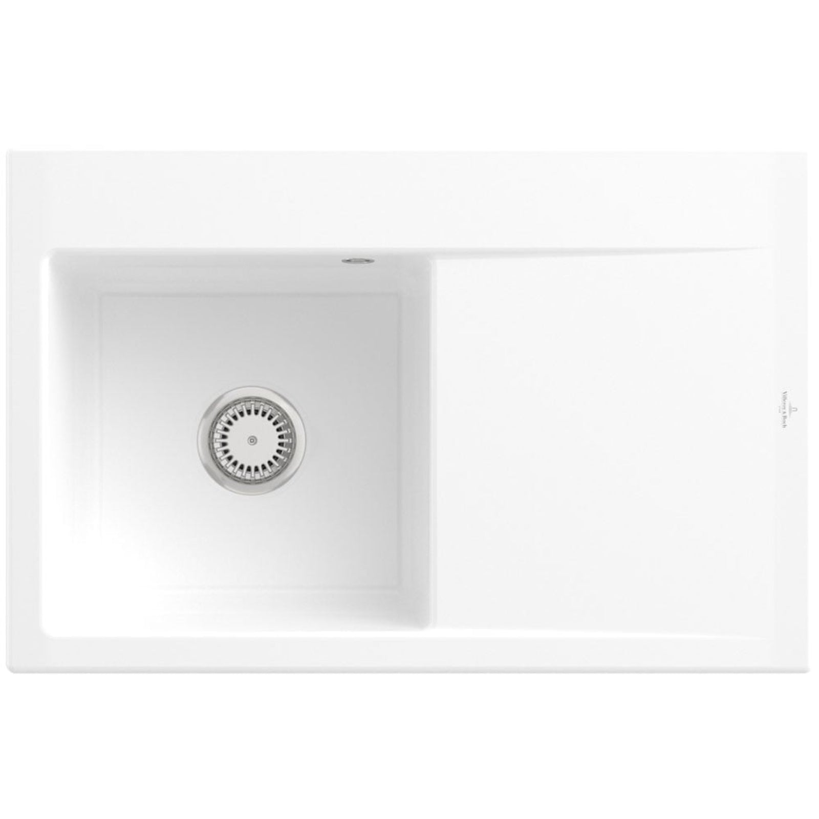 Villeroy & Boch Subway Style 45 Flat 1.0 Bowl Ceramic Kitchen Sink RHD - No Waste
