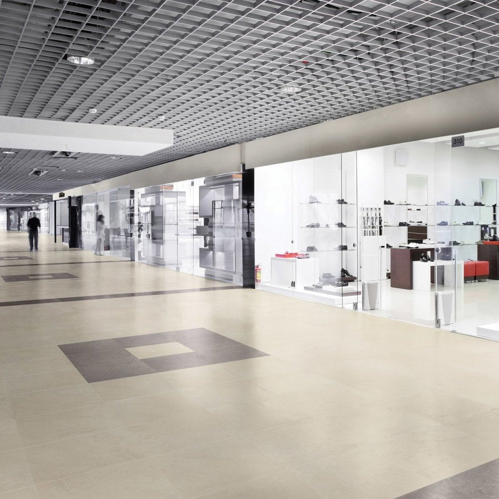 RAK Lounge Beige 600x600mm Porcelain Tiles (4 Tiles 1.44mm³) A06GLOUN-053.X0P