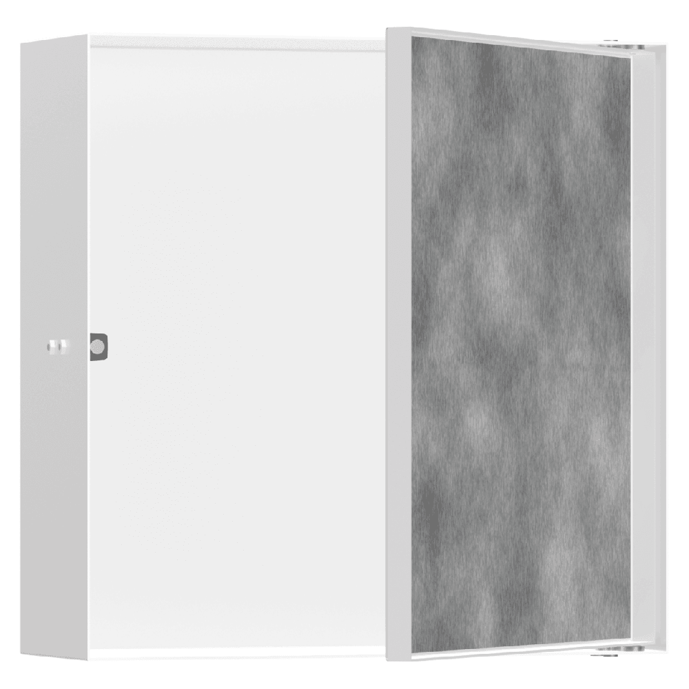 Hansgrohe XtraStoris Rock 300x300mm Wall Niche with Tileable Door