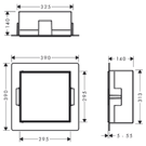 hansgrohe-xtrastoris-rock-300300140-matt-white-wall-niche-with-tileable-door-