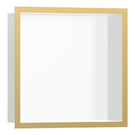 hansgrohe-xtrastoris-individual-300300100-matt-white-wall-niche-with-polished-gold-frame-