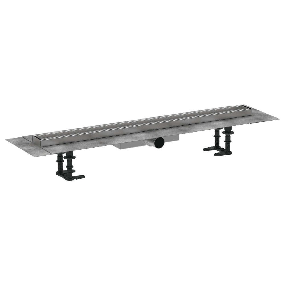 Hansgrohe RainDrain Compact 900 Stainless Steel Complete Shower Drain Set Tileable for Flat Installation