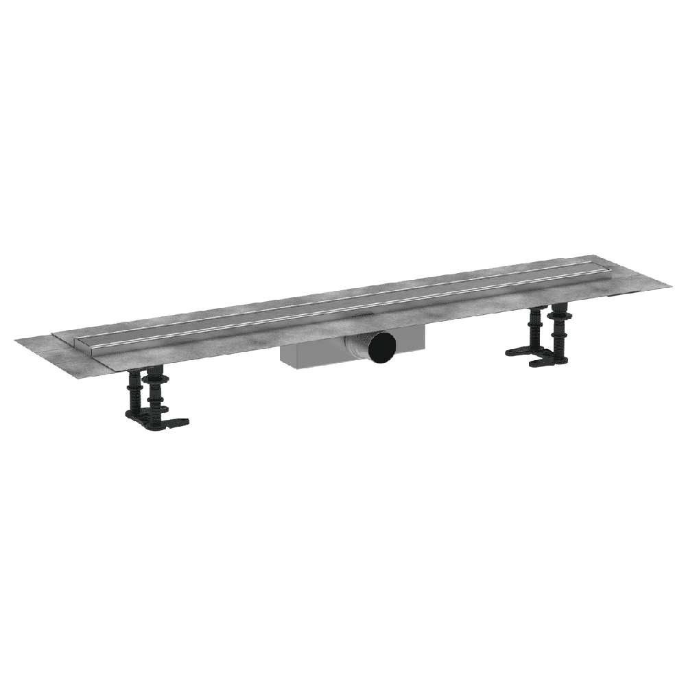 Hansgrohe RainDrain Compact 1000 Stainless Steel Complete Shower Drain Set For Standard Installation