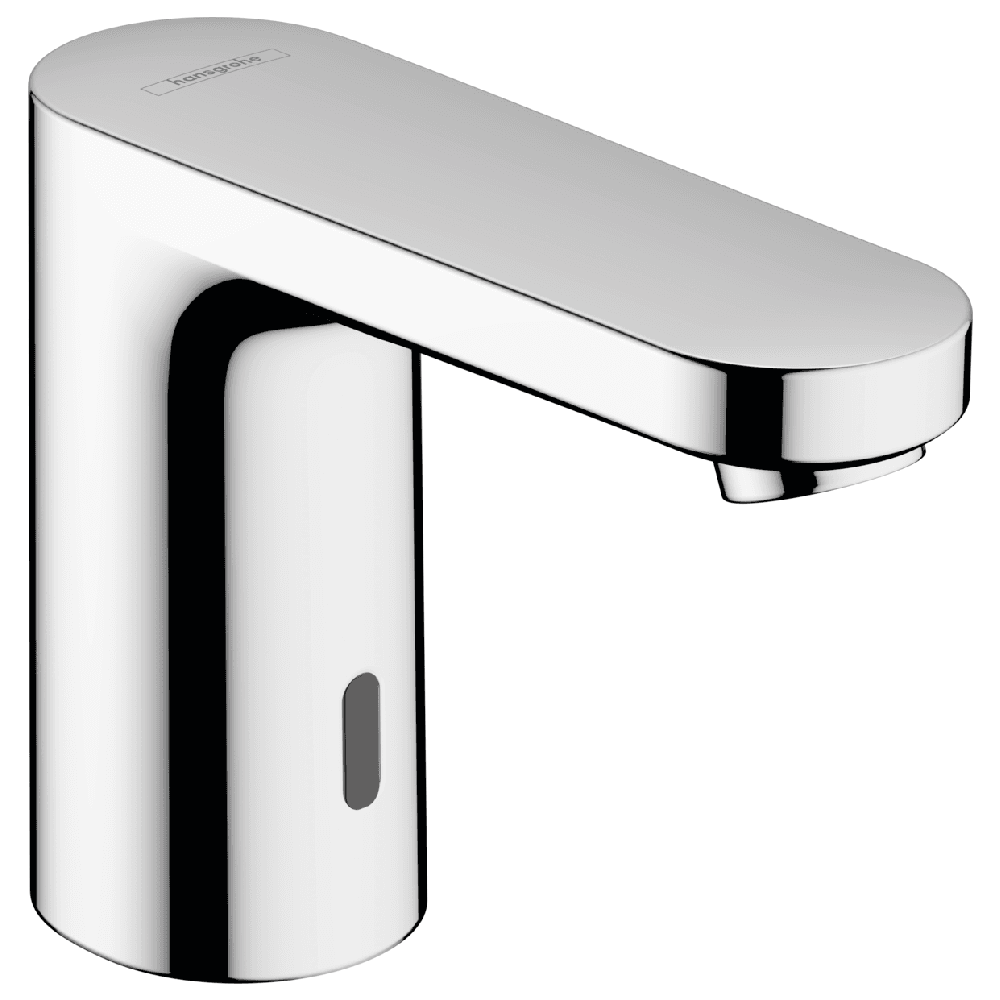 Hansgrohe Vernis Blend 100 Chrome Electronic Basin Mixer Tap, Mains Connection 230 V