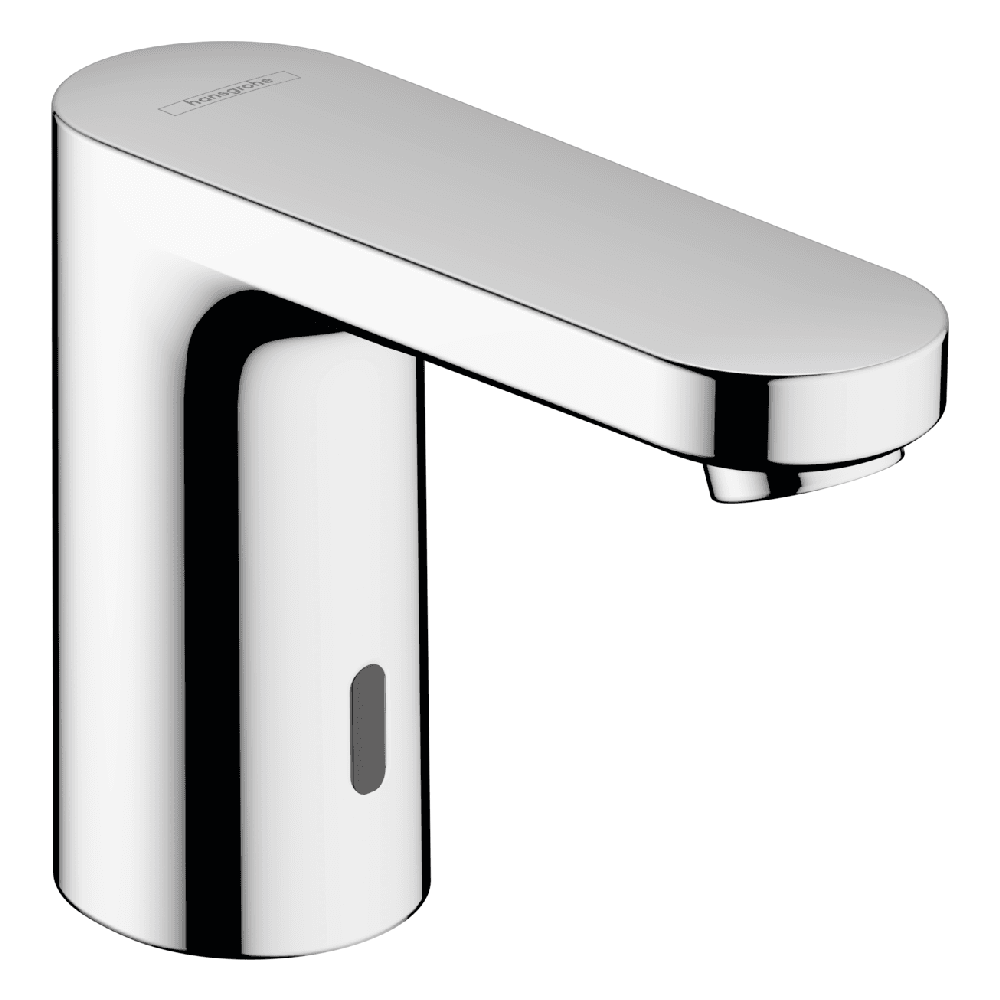 Hansgrohe Vernis Blend 100 Chrome Electronic Basin Mixer Tap For Cold Water, Mains Connection 230 V