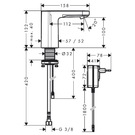 hansgrohe-vernis-blend-100-chrome-electronic-basin-mixer-tap-for-cold-water-mains-connection-