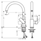 hansgrohe-vernis-shape-m35-210-matt-black-single-lever-kitchen-mixer-tap-