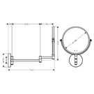 hansgrohe-logis-universal-wall-mounted-chrome-shaving-mirror-
