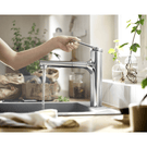 hansgrohe-zesis-m33-160-chrome-single-lever-pull-out-kitchen-mixer-tap-