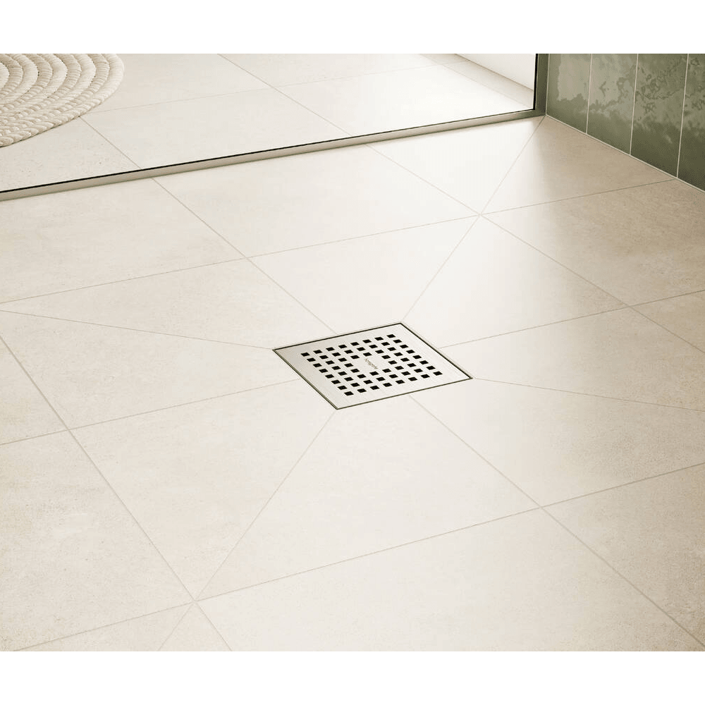Hansgrohe RainDrain Point 100/100 Stainless Steel Complete Point Drain Set