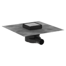 hansgrohe-raindrain-point-100100-brushed-stainless-steel-complete-point-drain-set-with-tileable-rear-cover-