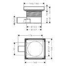 hansgrohe-raindrain-point-150150-matt-black--stainless-steel-complete-point-drain-set-