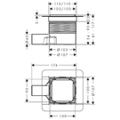 hansgrohe-raindrain-brilliance-100100-matt-black--stainless-steel-complete-point-drain-set-