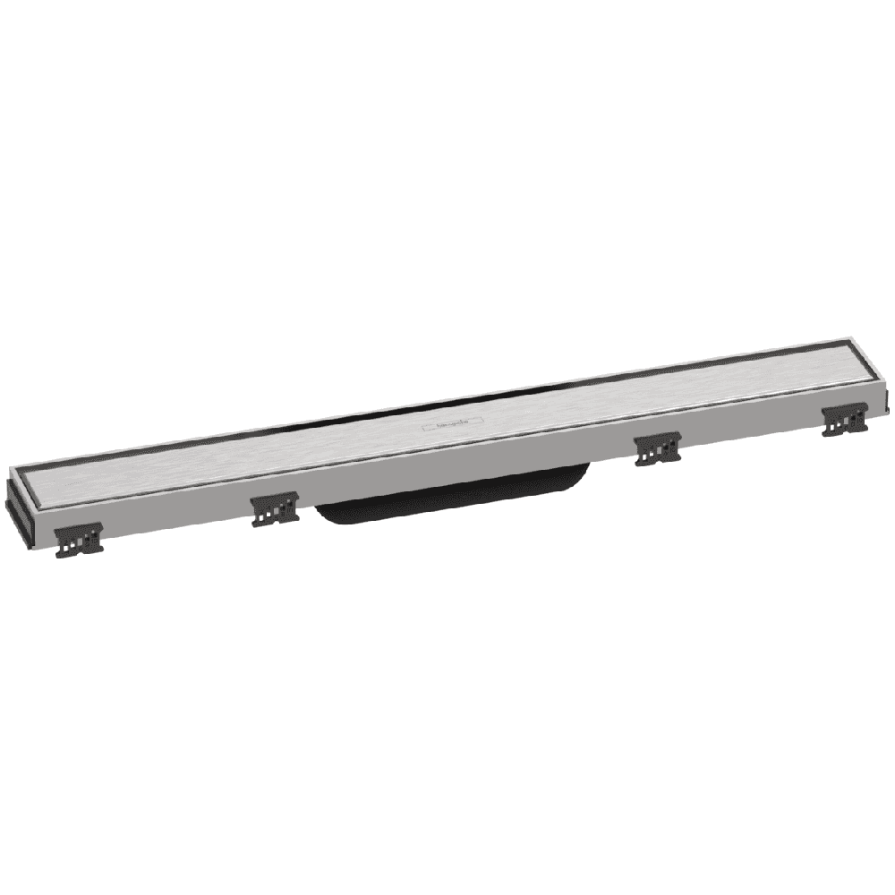 Hansgrohe RainDrain Match 700 Adjustable Shower Drain Finish Set with Frame