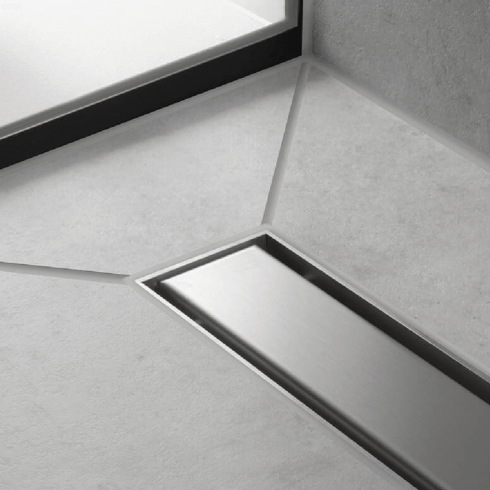 Hansgrohe RainDrain Match 900 Adjustable Shower Drain Finish Set with Frame