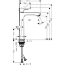 hansgrohe-metris-chrome-single-lever-basin-mixer-tap-200-with-pop-up-waste-