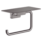 hansgrohe-addstoris-brushed-black-chrome-wall-mounted-toilet-roll-holder-with-shelf-