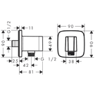 hansgrohe-fixfit-q-matt-black-wall-outlet-shower-holder-