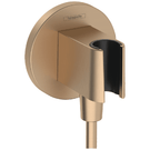 hansgrohe-fixfit-s-brushed-bronze-wall-outlet-shower-holder-