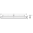 hansgrohe-wallstoris-500-matt-white-wall-bar-