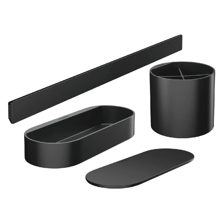 hansgrohe-wallstoris-matt-black-wall-bar-storage-basket-cover--tumbler-set-